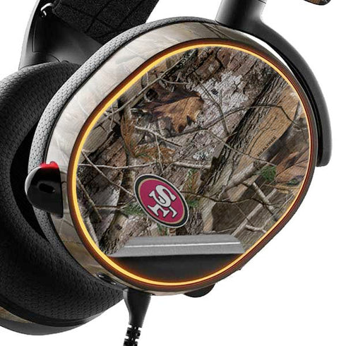 NFL San Francisco 49ers Realtree AP Camo SteelSeries Arctis 5 Skin